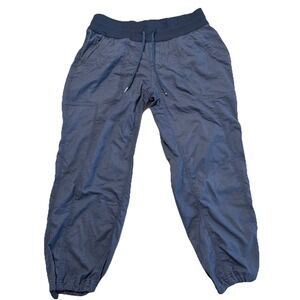 The North Face Women's Aphrodite Crop Capri Pants S Navy Hiking Active Gorp TNF